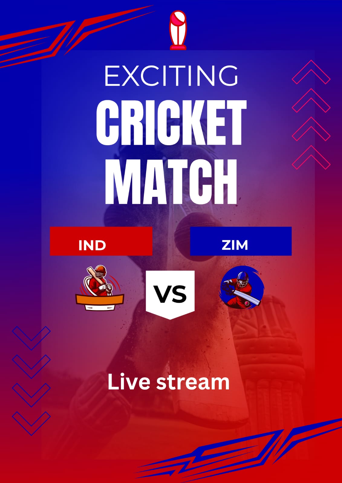IND vs ZIM Live Score