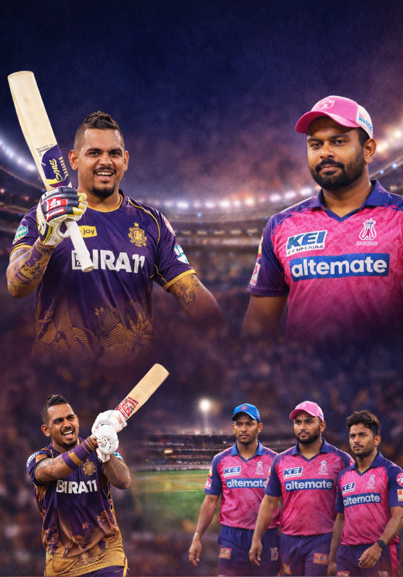 KKR vs RR is an important match
