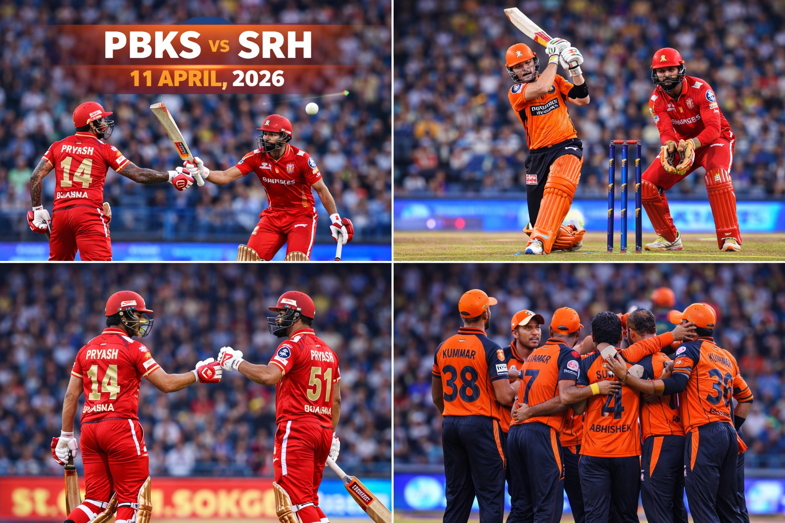 PBKS vs SRH high-scoring match