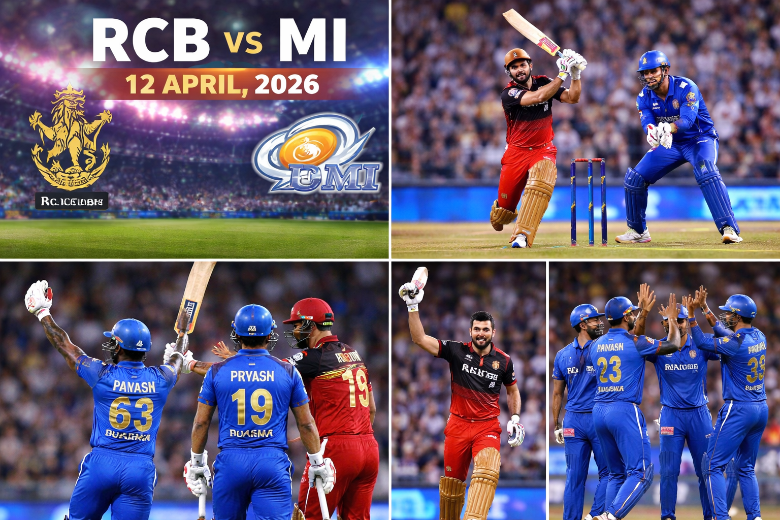Rcb vs Mi big match