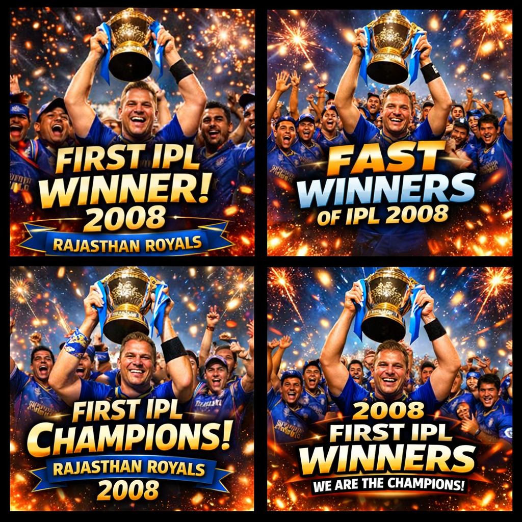 Rajasthan Royals the fistwiner