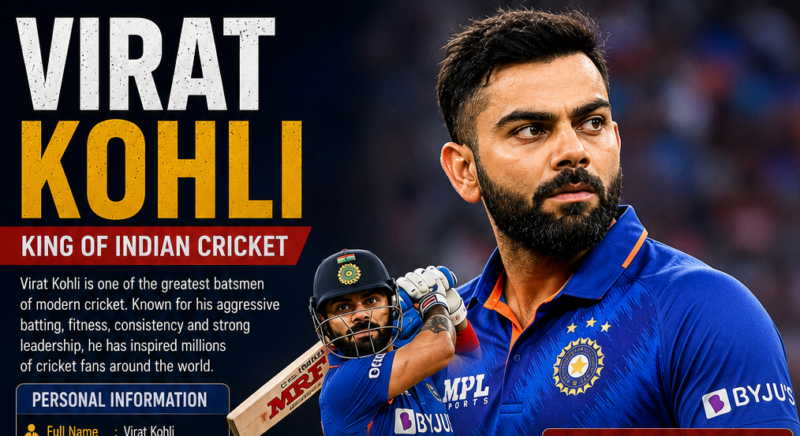 Virat Kohli – The Modern Superstar