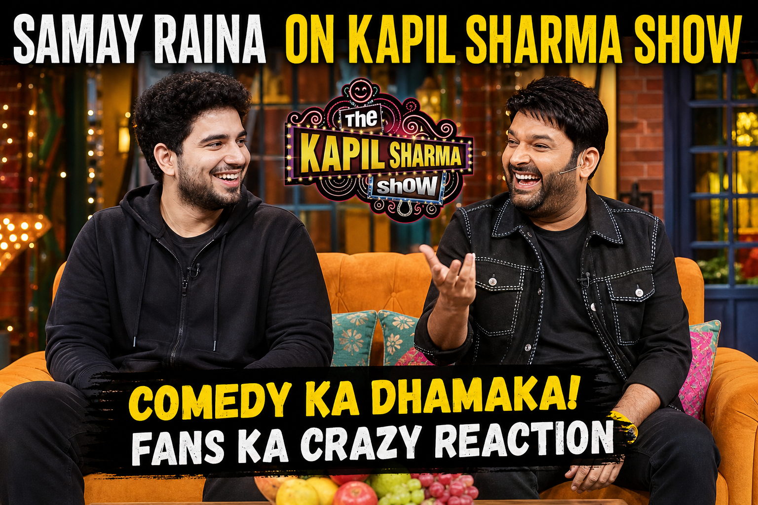 Samay Raina on The Kapil Sharma Show