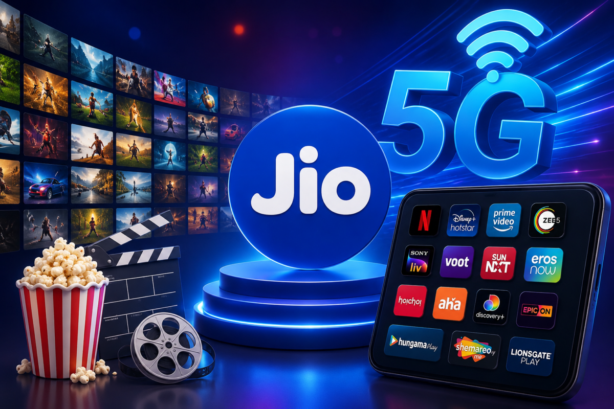Jio Rs 200 OTT Pack 2026 – 15 Apps, 1000 TV Channels aur Unlimited 5G ka Dhamaaka