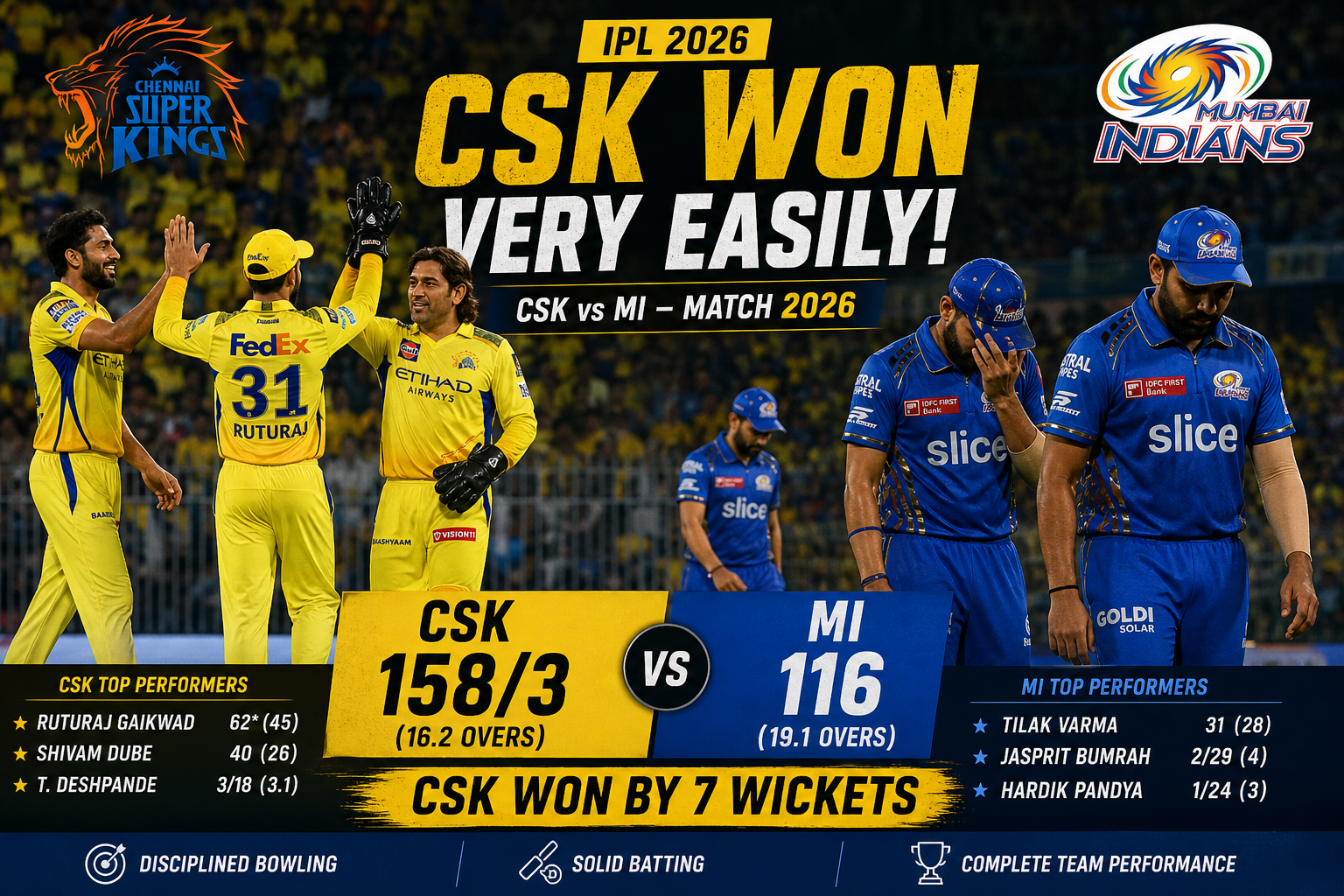 CSK vs MI IPL 2026