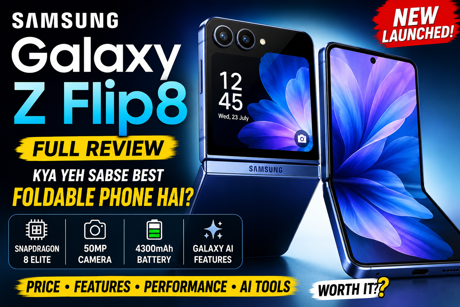 Samsung Galaxy Z Flip8 Review in Hindi
