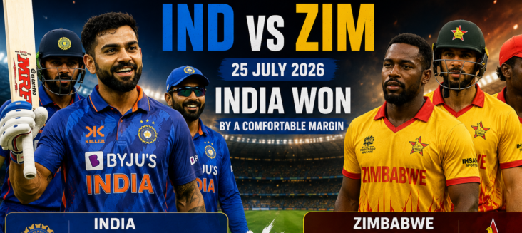 India vs Zimbabwe: Showed mettle in the series
