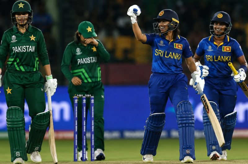 Sri Lanka Women defeated Pakistan Women by chasing down a target of 188 runs.