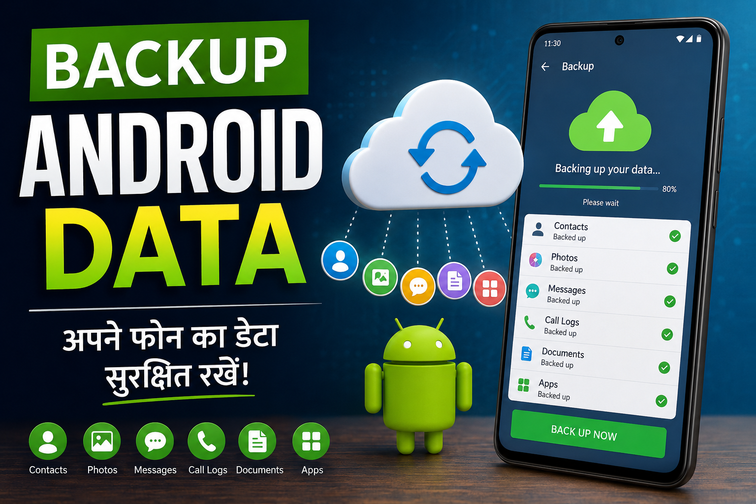 Backup Android Data: Apne Smartphone Ka Data Safe Rakhne Ki Complete Guide Backup Android Data – Kyu Hai Zaroori?