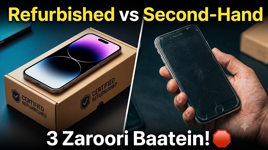 Refurbished vs Second-Hand Phones: Cashify ya Amazon se Refurbished phone kharidne se pehle kin 3 baaton ka dhyan rakhein?
