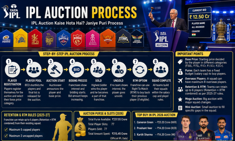 IPL auction work? How does