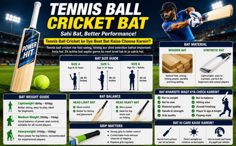 Tennis Ball Cricket Bat: How to Choose
