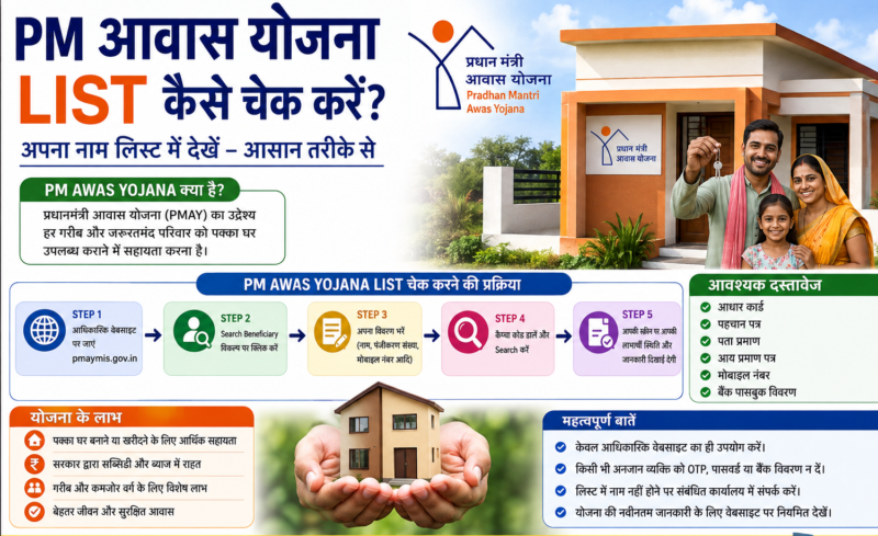 PM Awas Yojana List: How to