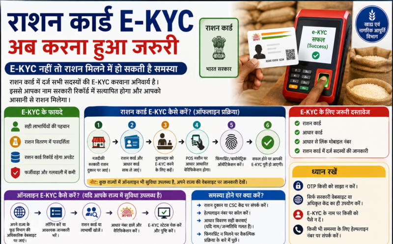 Ration Card e-KYC: How to complete