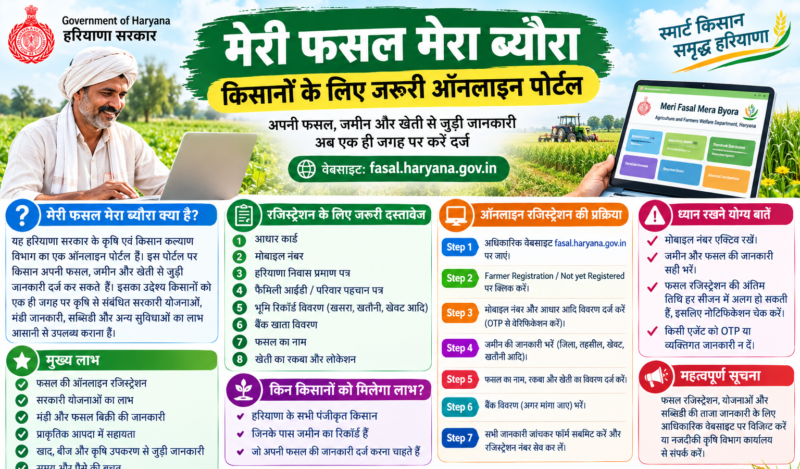 Meri Fasal Mera Byora: Registration, Benefits